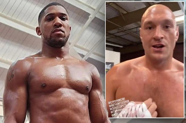 Anthony Joshua vs Tyson Fury now being lined up for December in “logical” solution