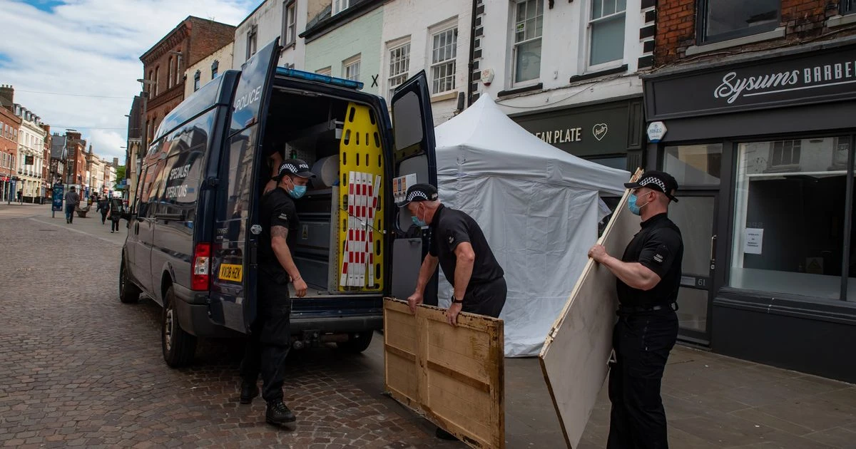Fred West police begin digging up cafe and removing items in missing girl search
