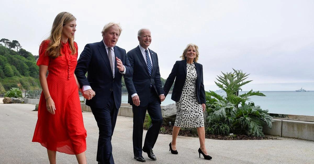 Boris Johnson and Carrie to host Glasto-style beach barbecue for G7 leaders