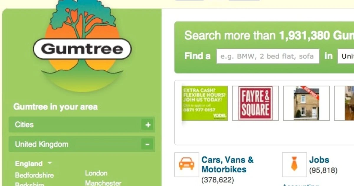 Fake Gumtree website being used to steal bank details - what to watch out for
