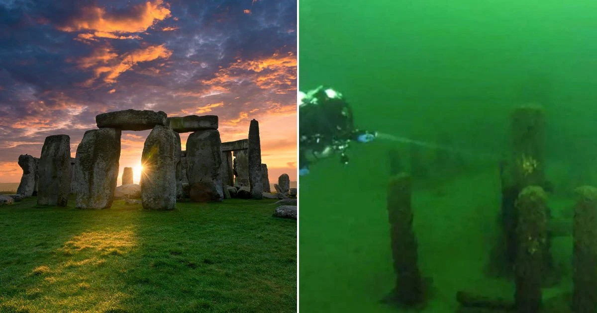 Bizarre 'Stonehenge' unearthed in lake that's 5,000 years older than iconic landmarkStonehenge