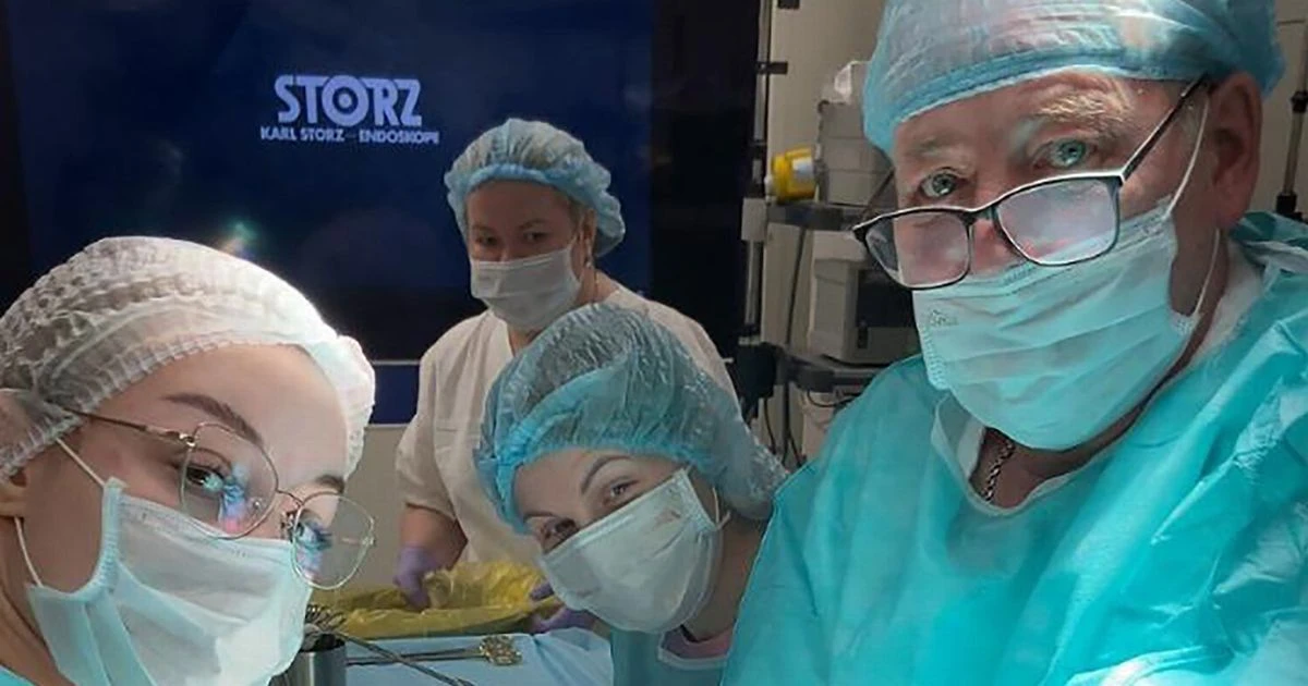 Woman thought she was pregnant but her swollen belly was actually a huge tumour