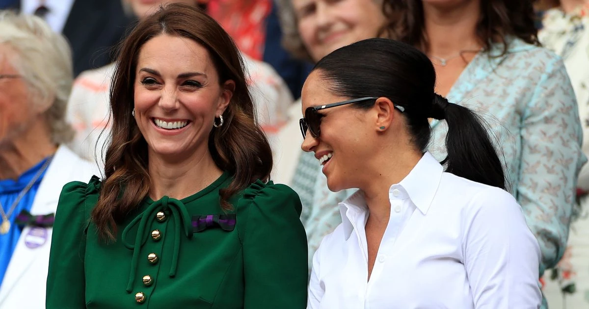 Meghan Markle's 'barrier gesture' at rare event with Kate MiddletonVIDEOMeghan Markle