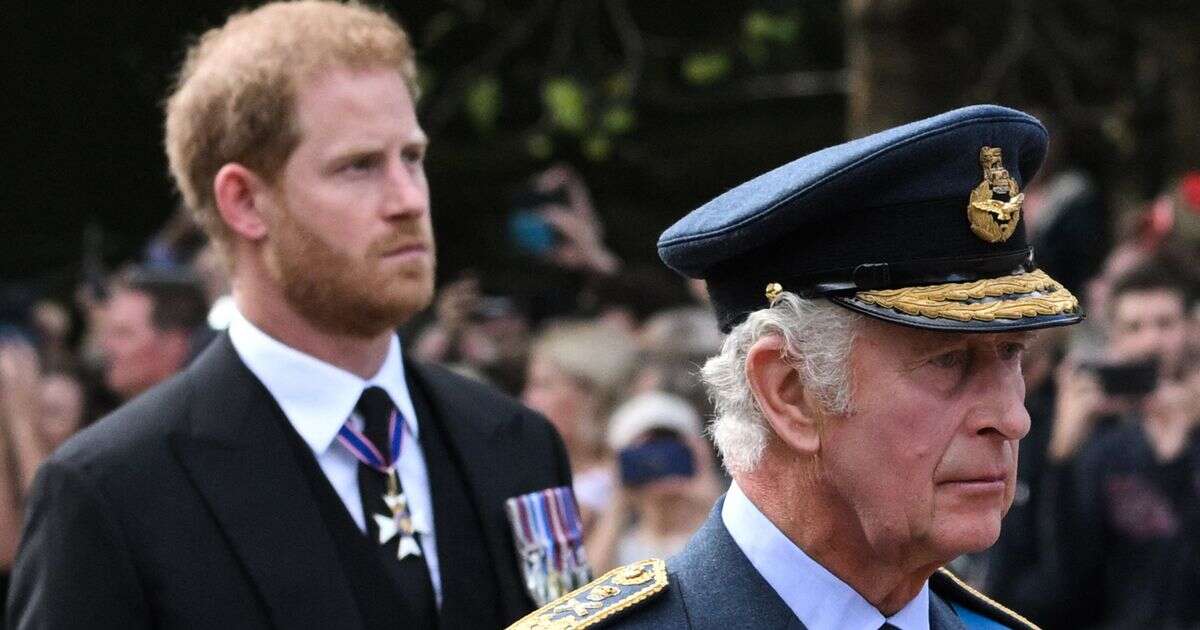 Prince Harry's telling gesture to King Charles at huge royal event