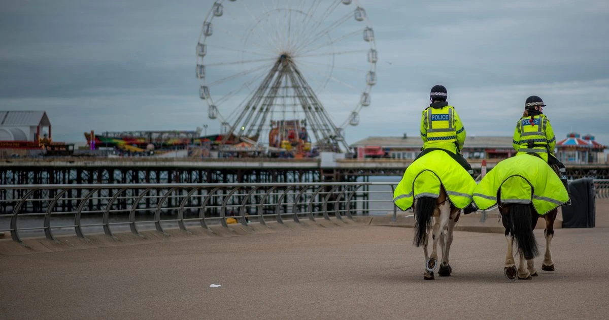 Man arrested for attempted murder after car driven into pedestrians in Blackpool