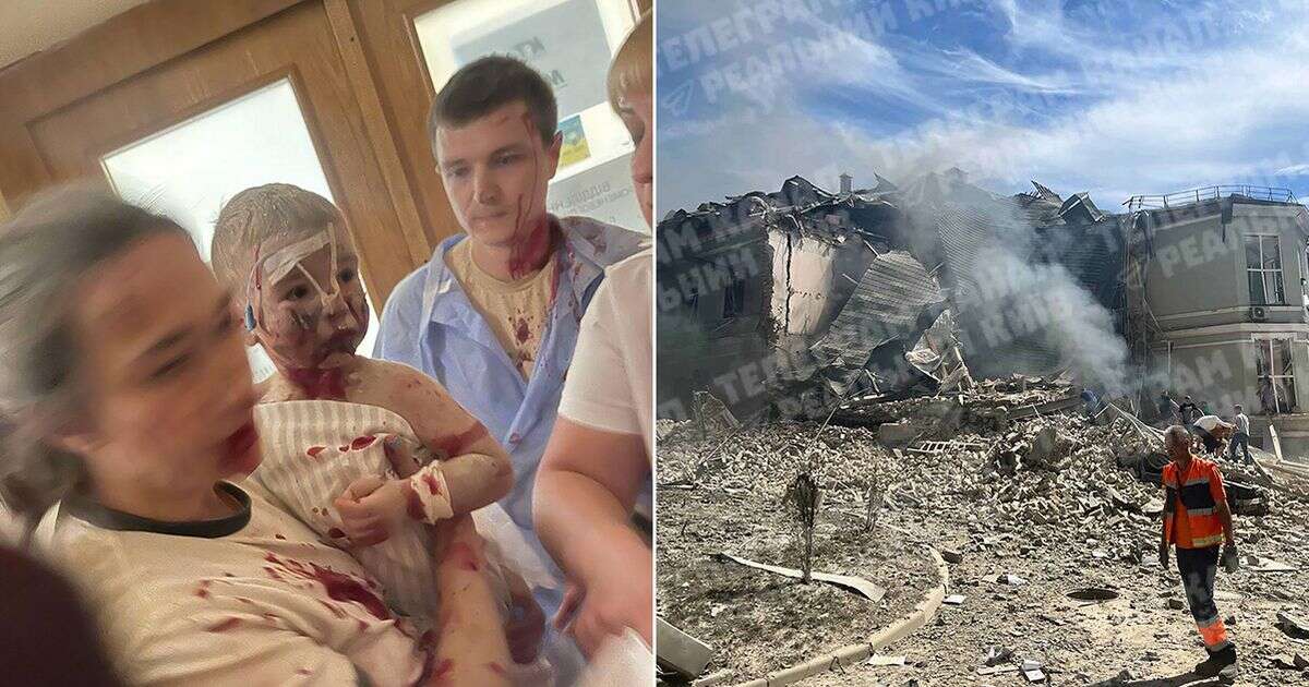 Putin launches missile strike on Ukraine children's hospital in 'genocidal' attack