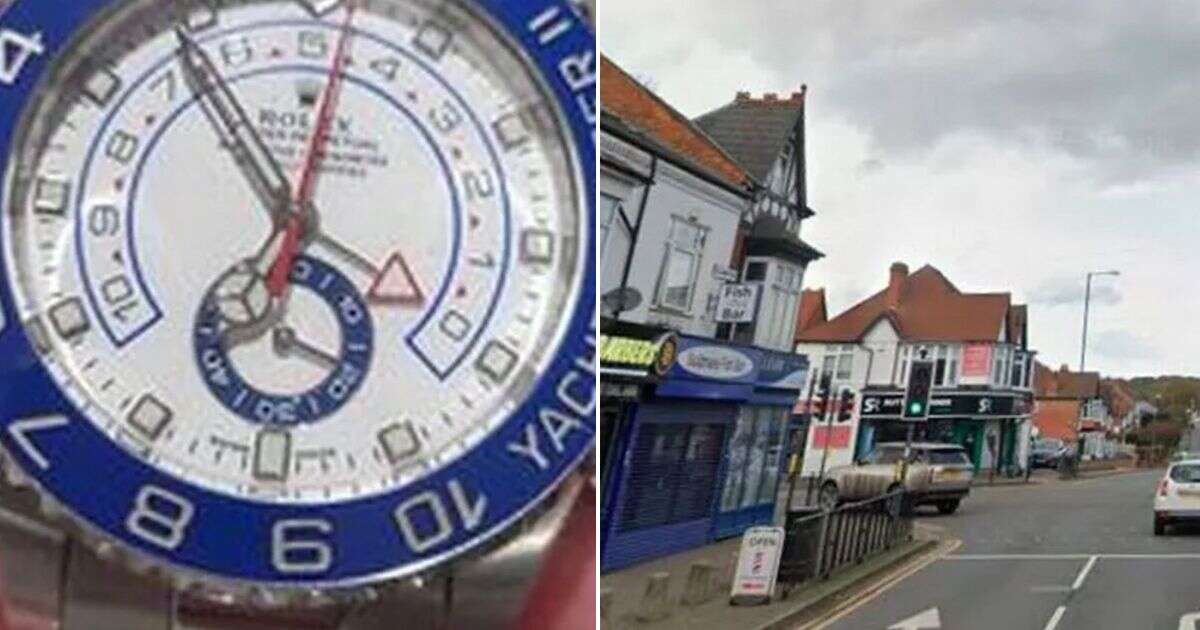 Dad terrorised by armed biker thugs who chased him down busy high street for £20k Rolex