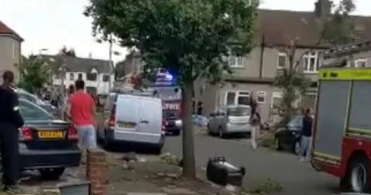 'Tornado' rips through London leaving trail of destruction as bins fly through air