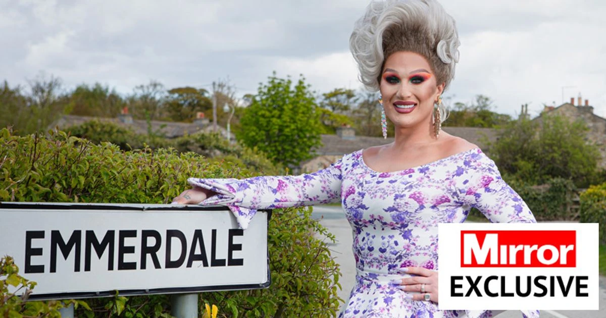 Inside Emmerdale's first Pride episode with RuPaul's Drag Race star The Vivienne