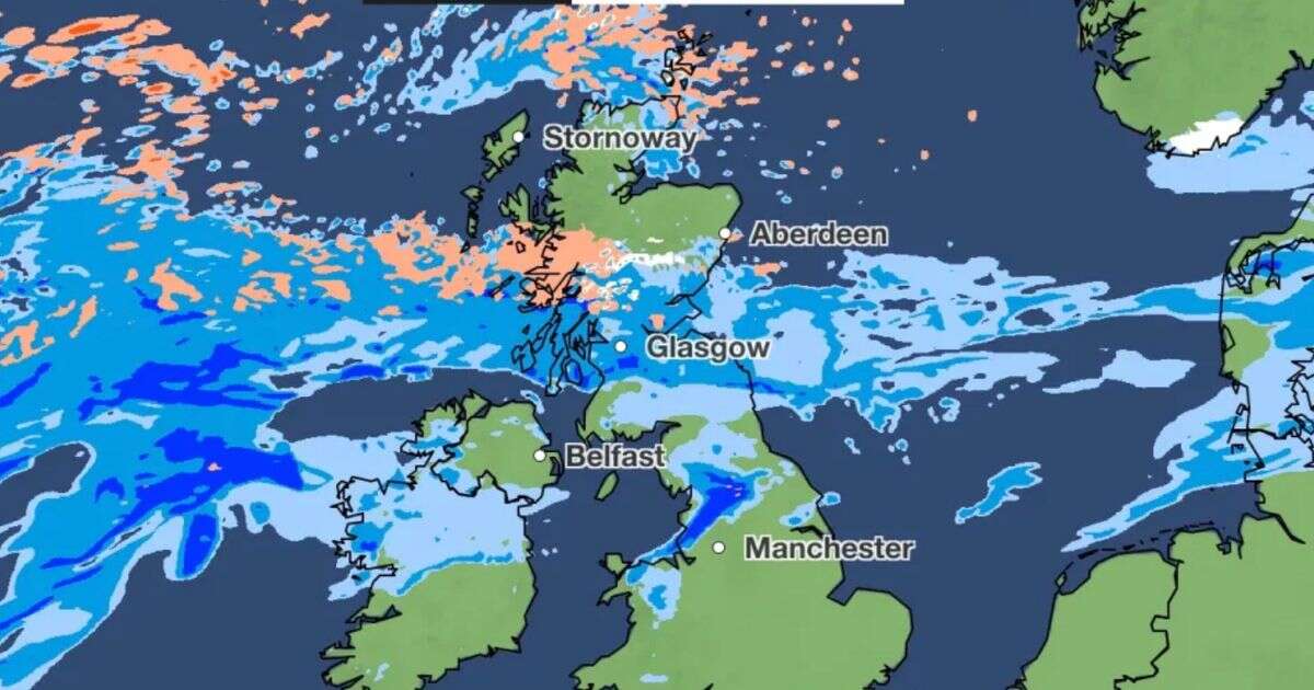 Weather maps show snow to batter UK in just days with -2C New Year’s chill on way