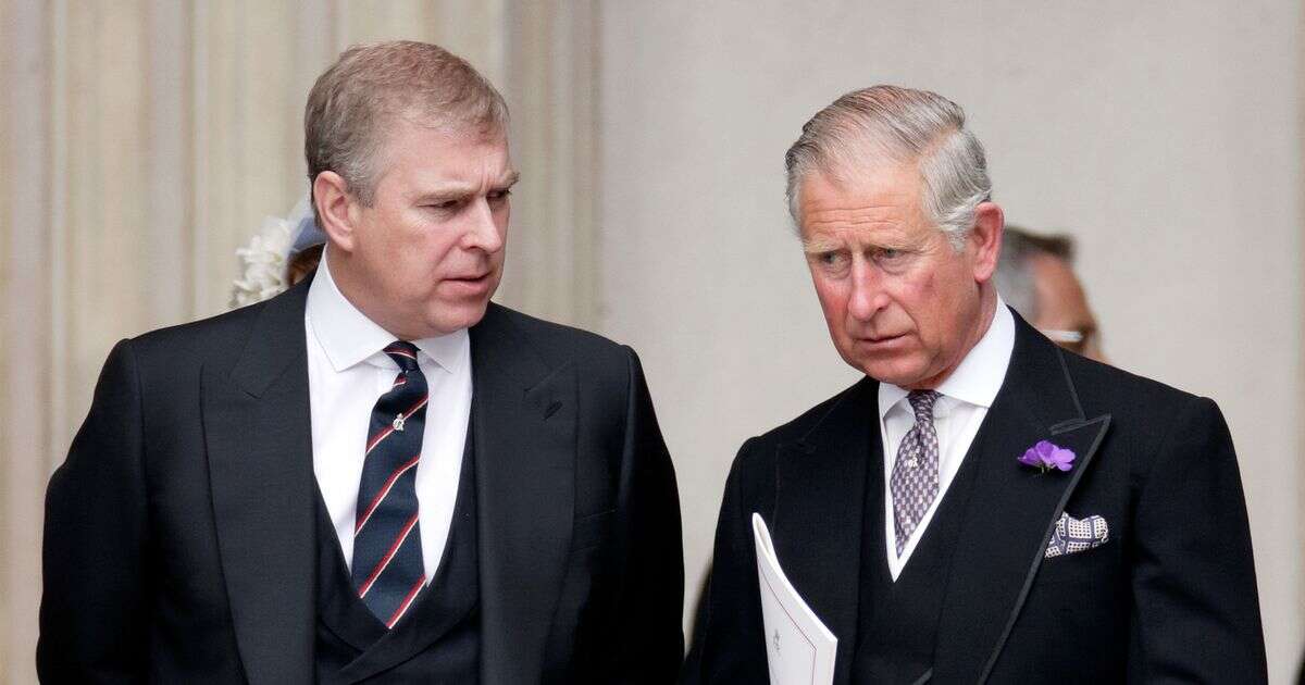 King Charles 'grateful' to family member over their help with Prince Andrew 'problem'