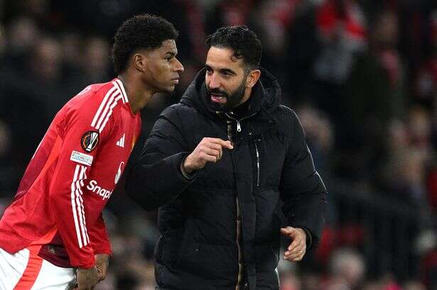 Manchester United boss Ruben Amorim leaves out Marcus Rashford for fourth consecutive game