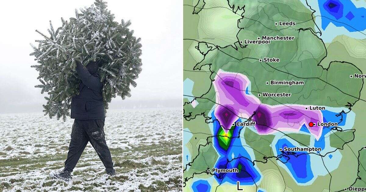 UK Christmas snow maps turn purple as odds slashed on Brits getting a White Christmas