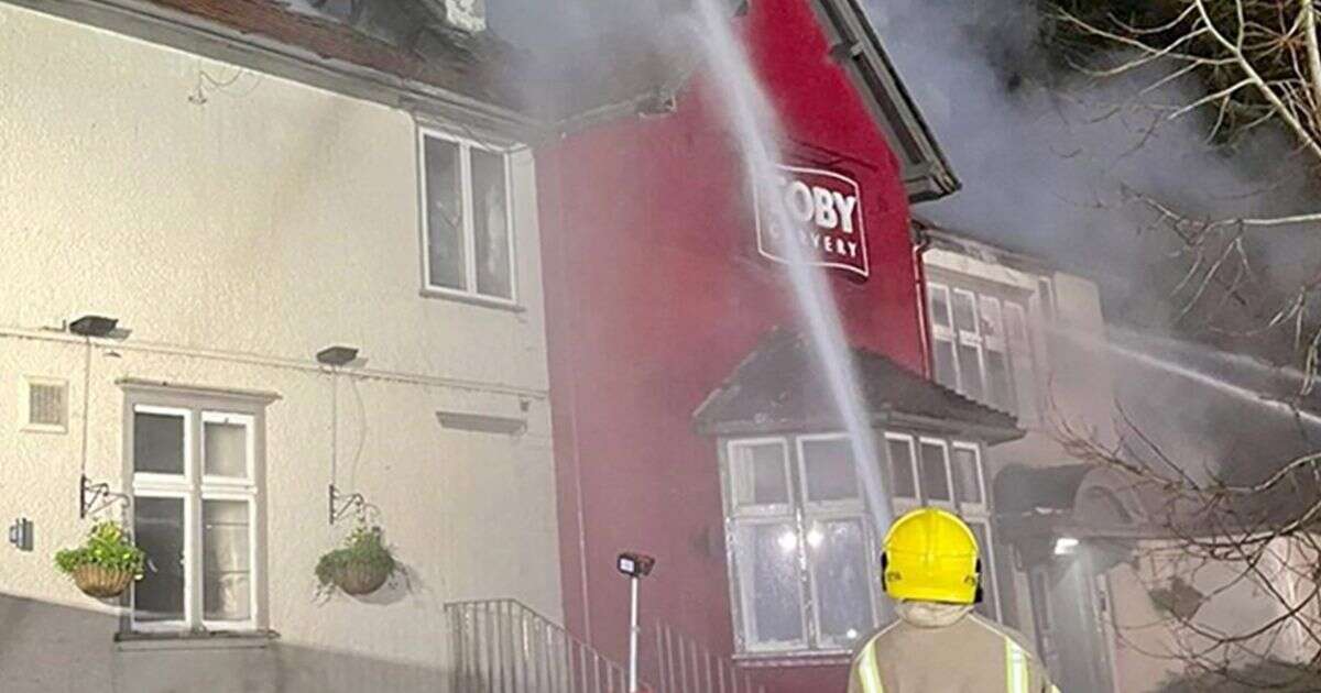 Toby Carvery fire causes roof to cave in as blaze causes significant damage to restaurant