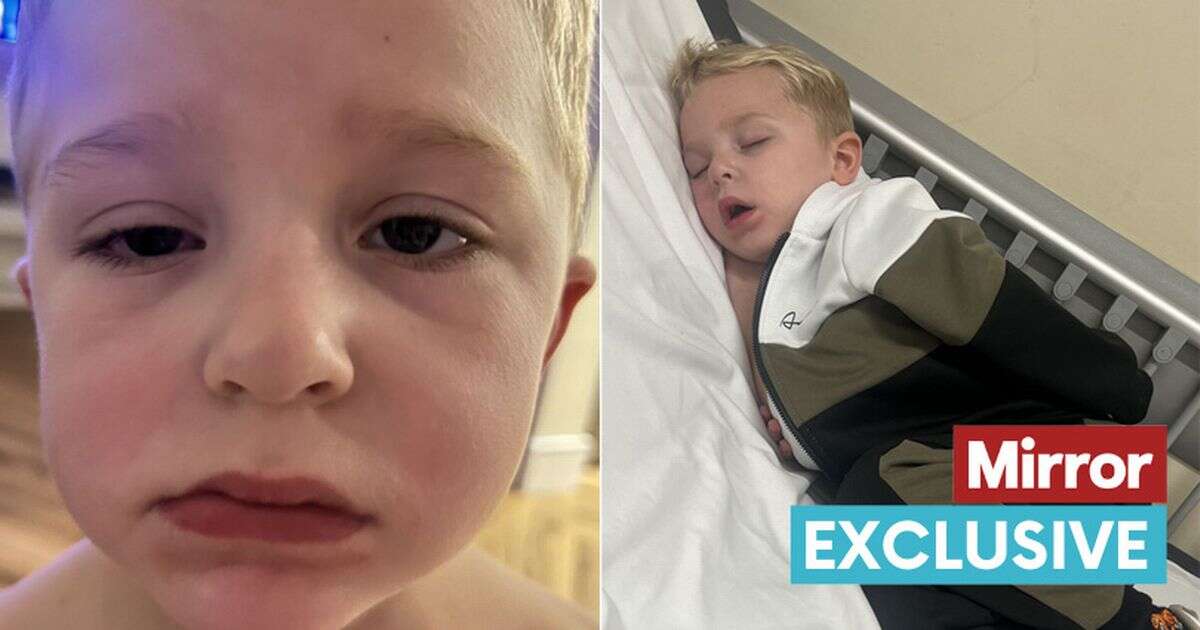 'My little boy nearly died just from licking an eye drop that rolled down his cheek'