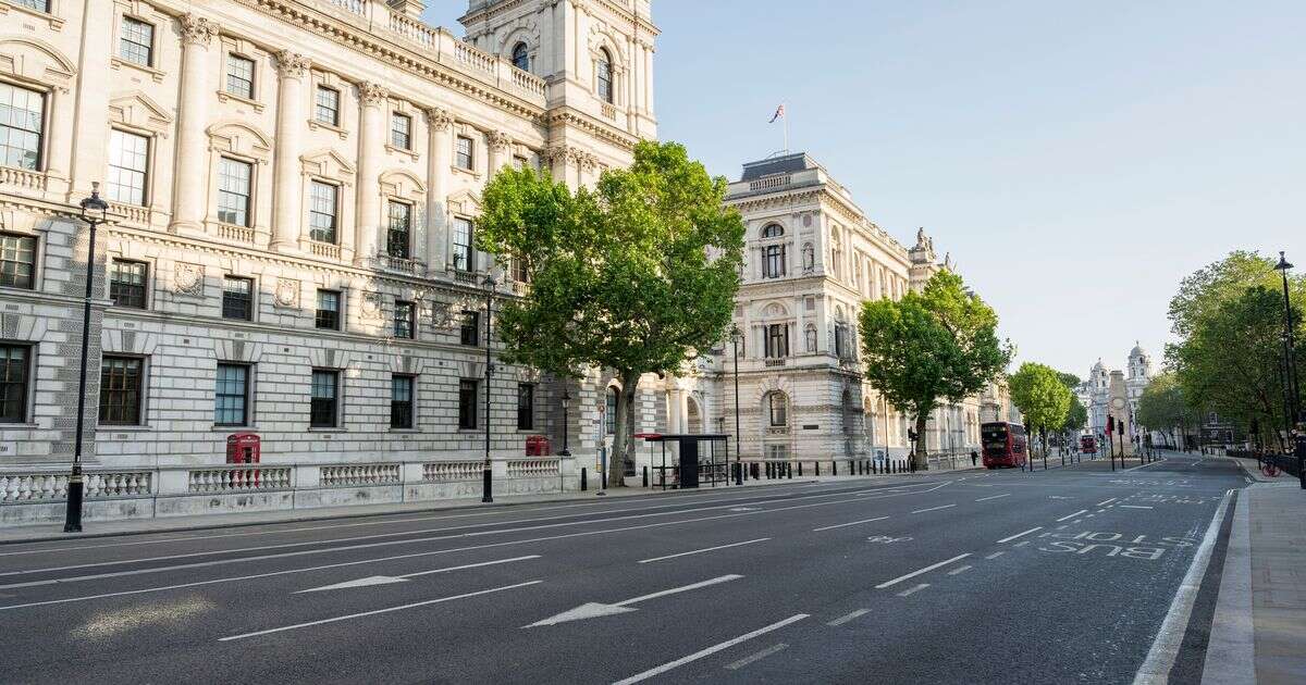 Whitehall completely cordoned off amid reports of 'suspect package'