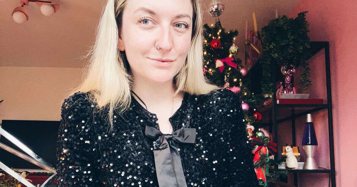 ‘This sequin bow jacket is my go-to Christmas Day outfit – it’s flattering and festive’