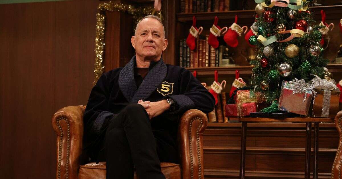 Tom Hanks sparks serious concern as fans spot 'shaking hands' on Saturday Night Live