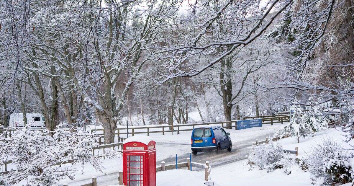 UK snow maps turn purple as 2025 to start with Arctic blast snowstorm horror