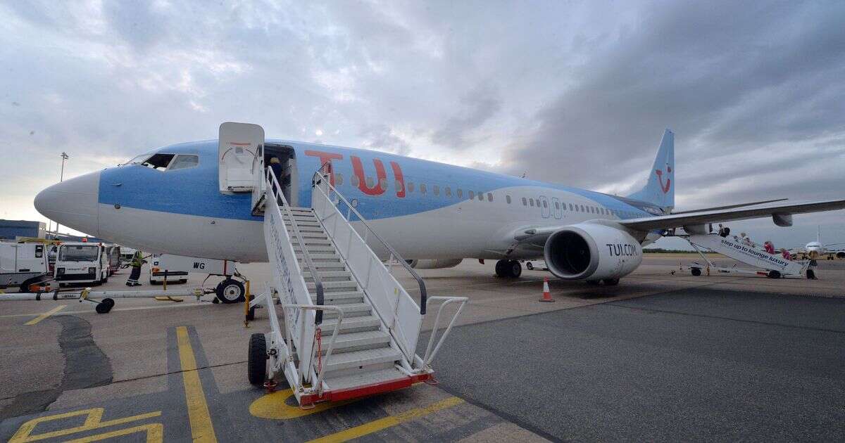 TUI flight attendant rushed to hospital after 'falling from plane'