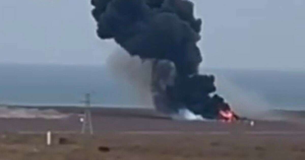 Plane crash horror as Christmas Day passenger jet plunges into fireball with ‘110 on board’