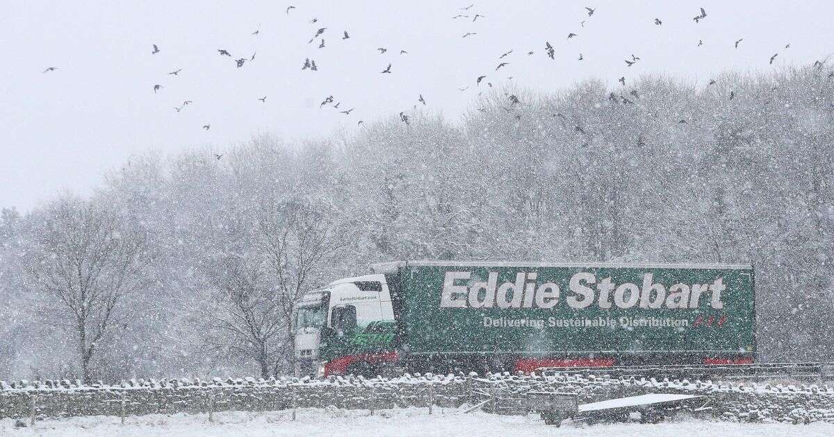 Snow forces part closure of M62 as yellow weather warnings still in place for UK