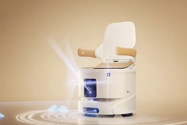 Boffins have unveiled a talking 'Dalek' toilet that can move, talk and grind waste