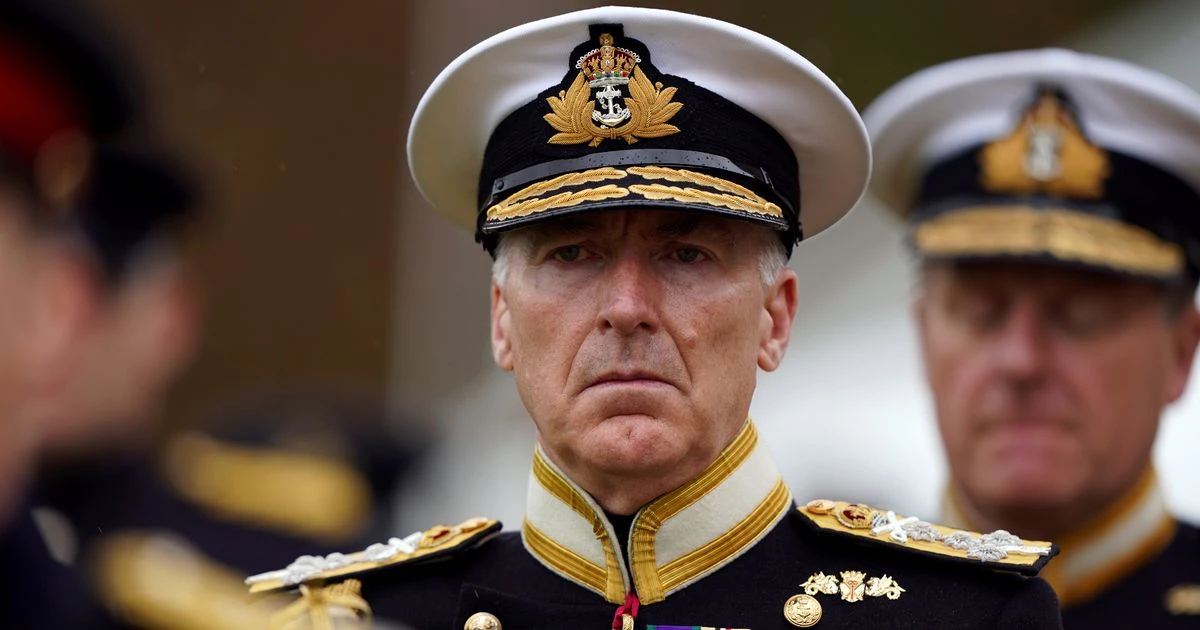 UK military chief hits back at claims Armed Forces are depleted at threat of war