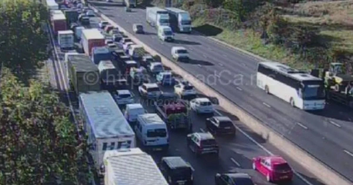 LiveM6 traffic LIVE: Major UK motorway at standstill after crash between car and lorry