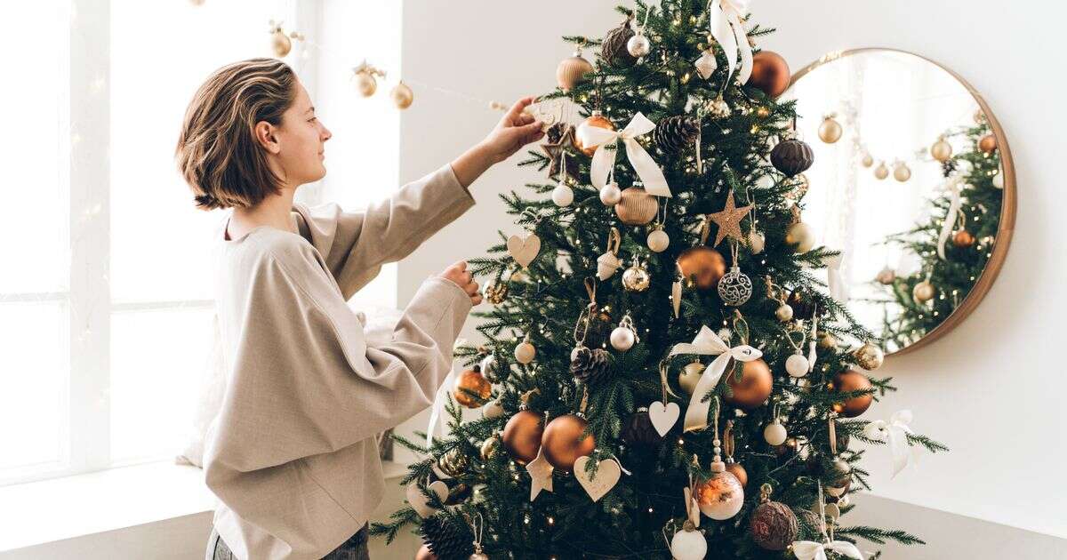 'My Christmas tree cling film hack saves hours when decorating and taking it down'