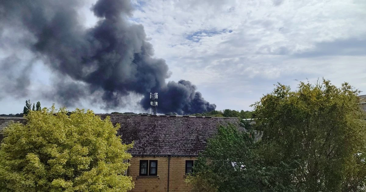 LiveBradford fire LIVE as smoke pours into sky from industrial site blaze