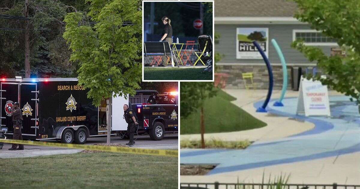 Gunman walks 'calmly' back to car after opening fire at water park injuring nine