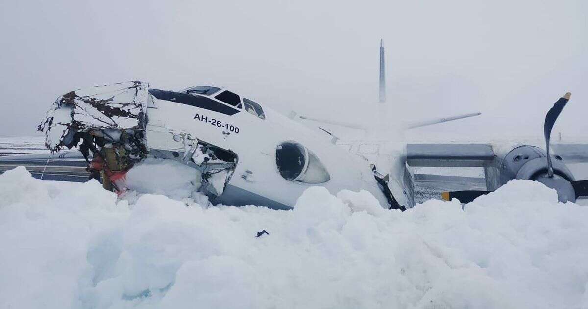 Miracle survival for 41 on stricken plane that broke in two during Arctic crash landing