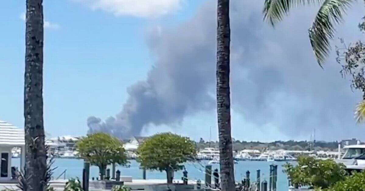 Nassau fire: Smoke seen for miles as blaze breaks out in capital of the Bahamas