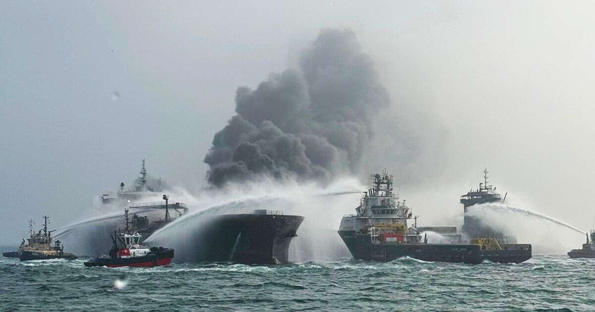 MV Stena Immaculate: British ships ordered not to leave port after oil tanker crash as crew missing