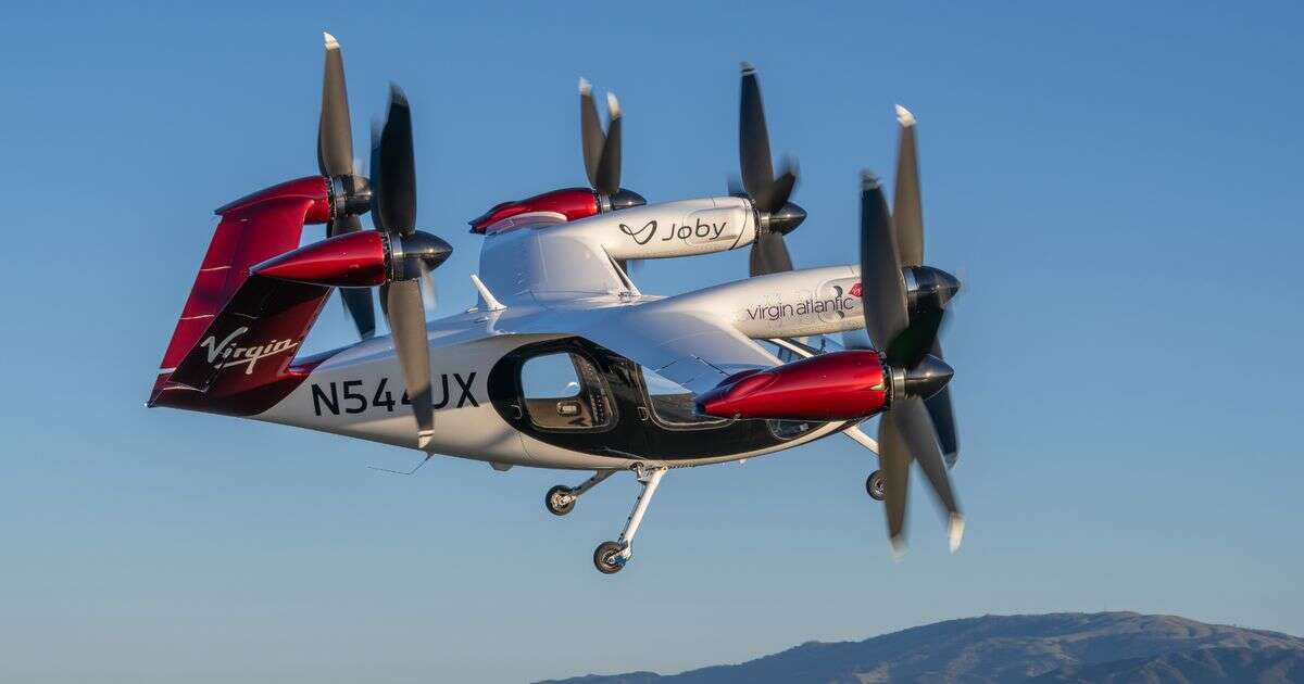 Virgin Atlantic unveils flying taxis that will cut key UK trips to minutes