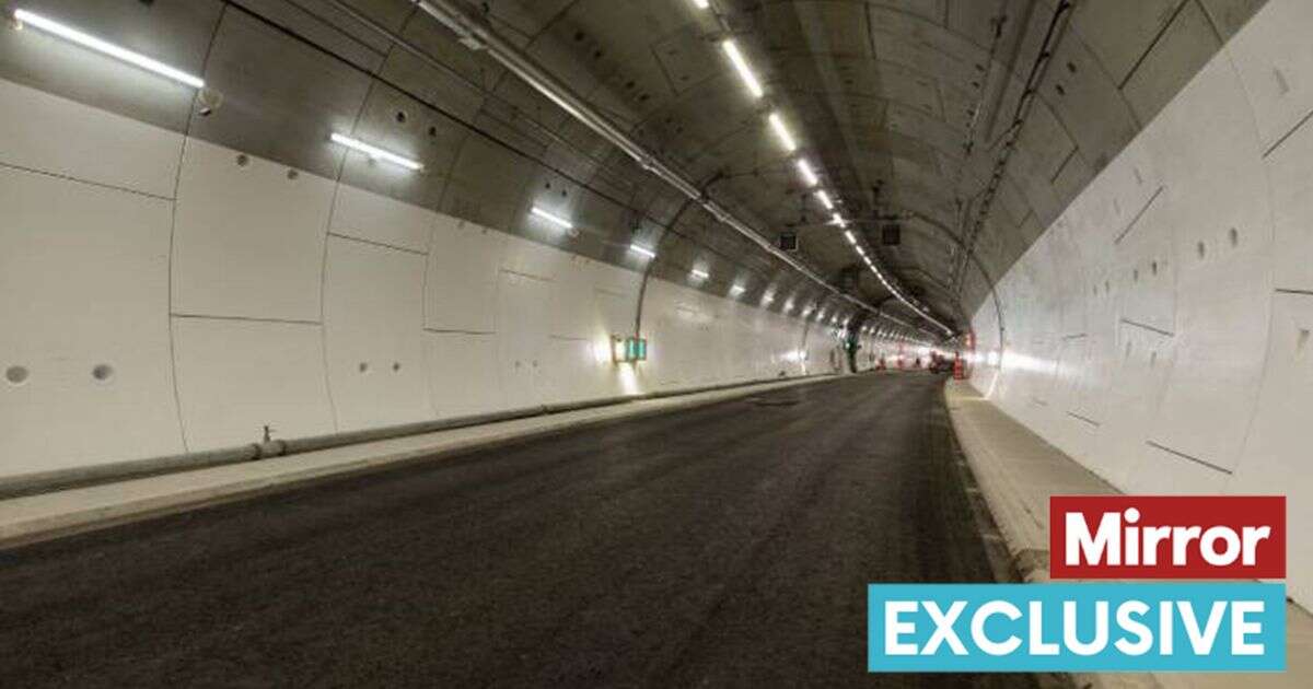 Chaos as drivers 'snub' hated £2.2bn tunnel weeks before it's due to open