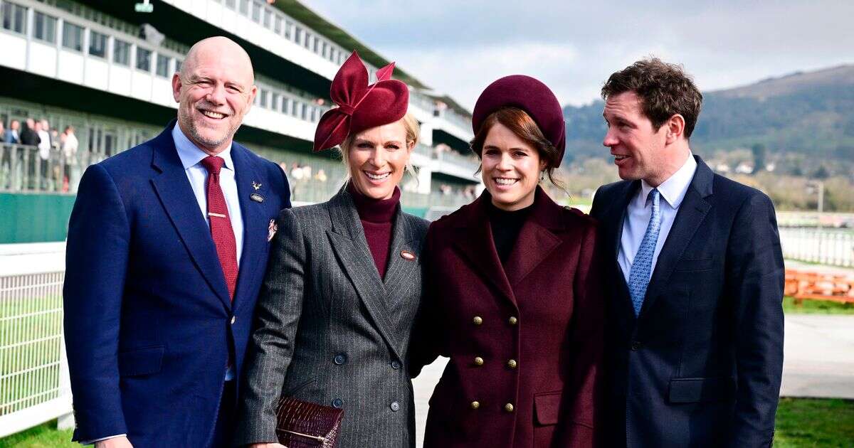 Princess Eugenie's reunion with Zara Tindall at Cheltenham as Camilla leads royals