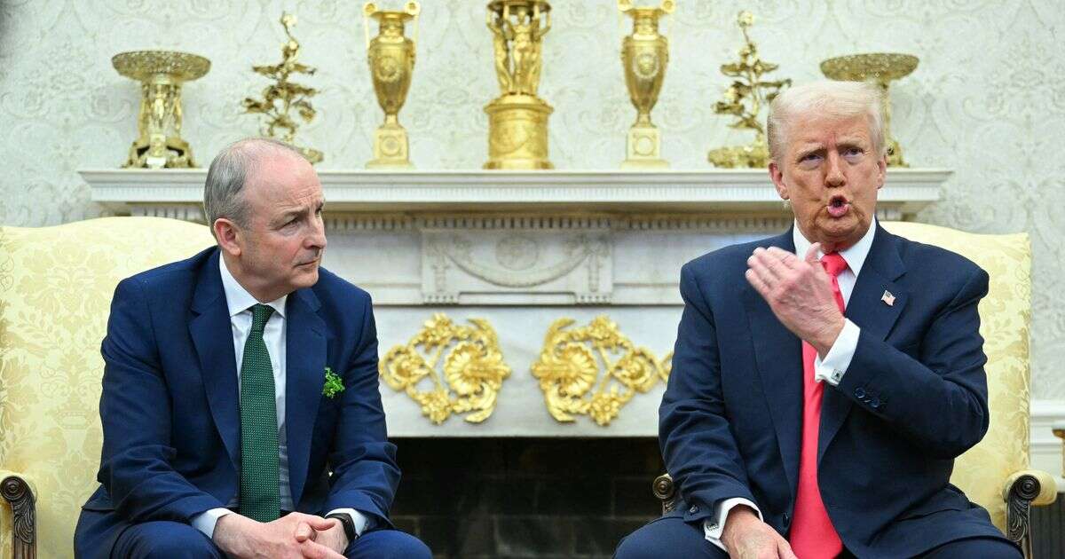 Awkward moment Donald Trump says Ireland 'taking advantage' of USA - in front of Taoiseach