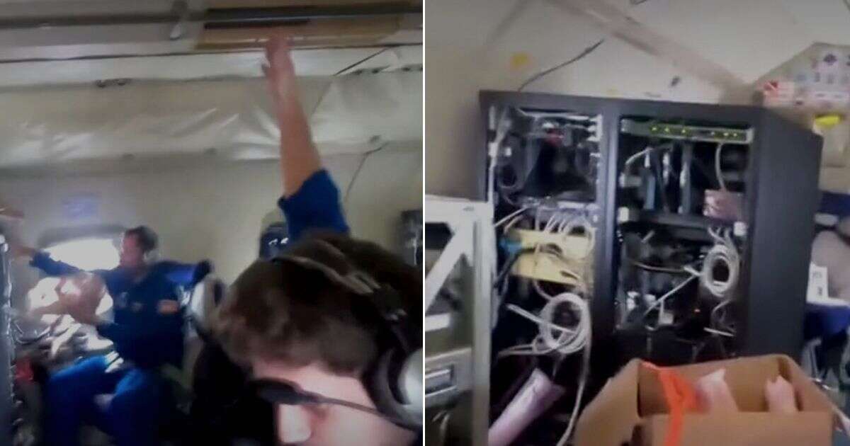 Hurricane Milton: Terrifying moment major turbulence hits plane full of daring storm hunters