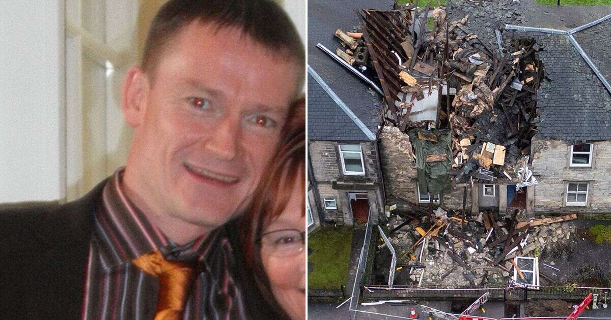 Horror Alloa house explosion victim pictured for first time as family pay tribute