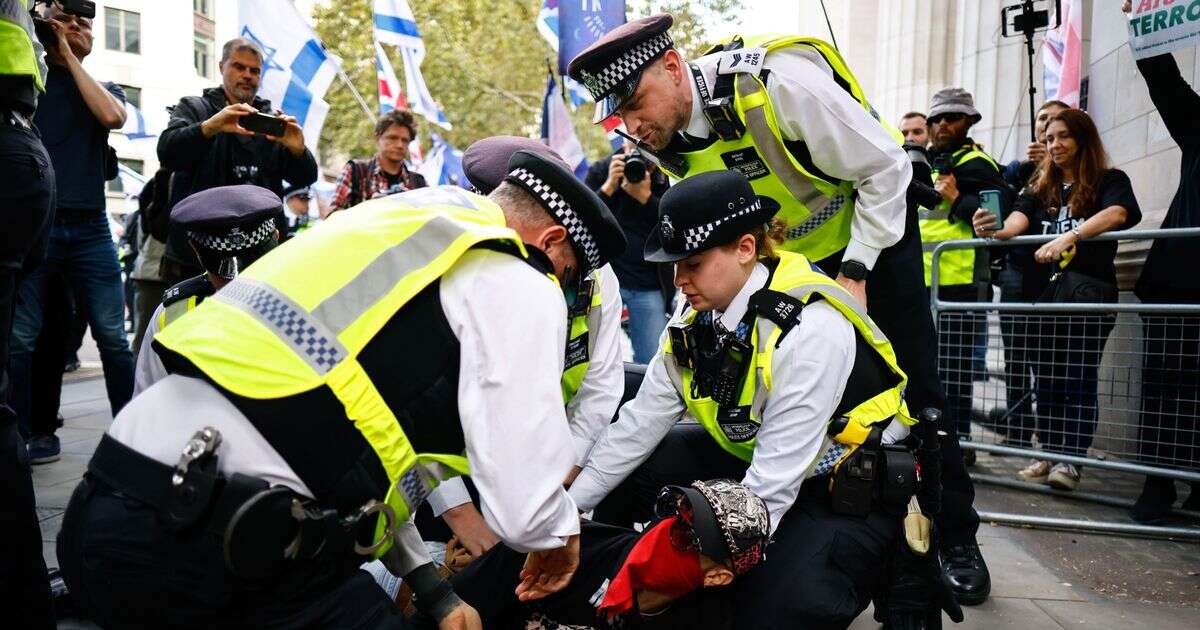 Pro-Palestine protest marred by disorder as ex-Scottish First Minister spotted in crowd