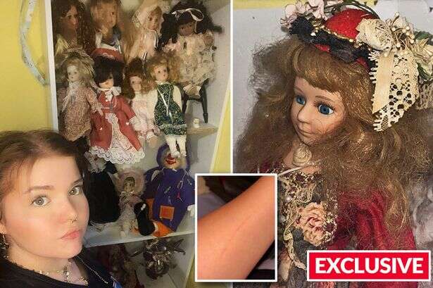 Psychic attacked by yob haunted doll who 'scratched her' before they 'made up'