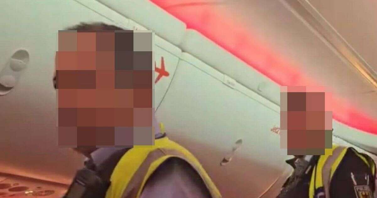 Jet2 passenger screams 'where are you taking me' as she's removed from flightAir travel