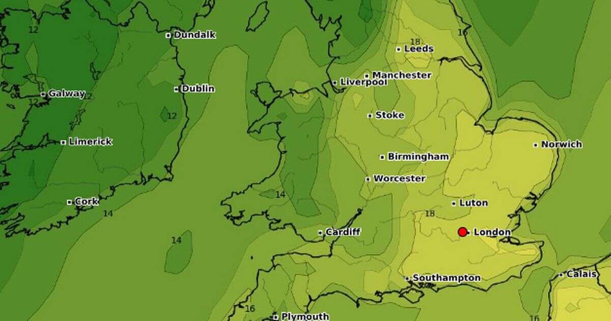 UK weather maps reveal 'last day of Summer' as temperatures to reach 20C one last timeWeather