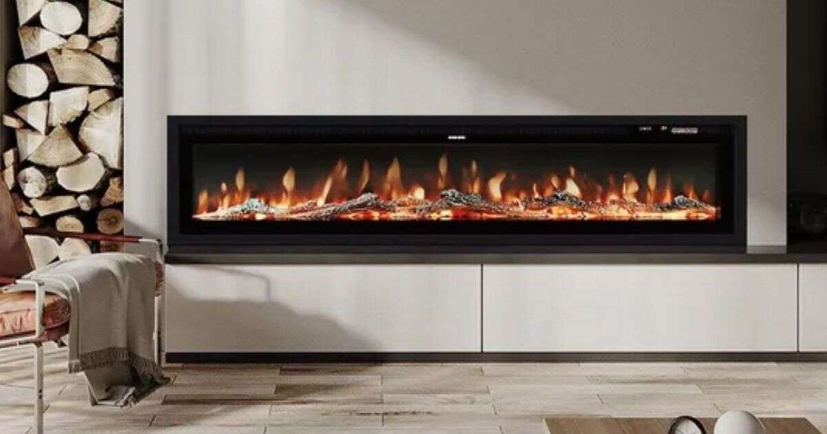 'Looks so realistic' Electric fireplace hits nearly half price in sale that rivals Prime Day deals