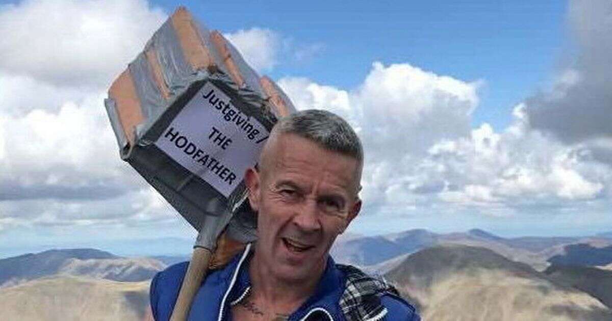 Man nicknamed 'The Hodfather' is climbing mountains while carrying 4.7st of bricksMental health