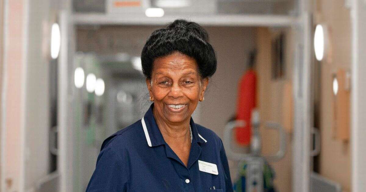 Britain's oldest working nurse still looking after patients at 84 - and she loves itNHS