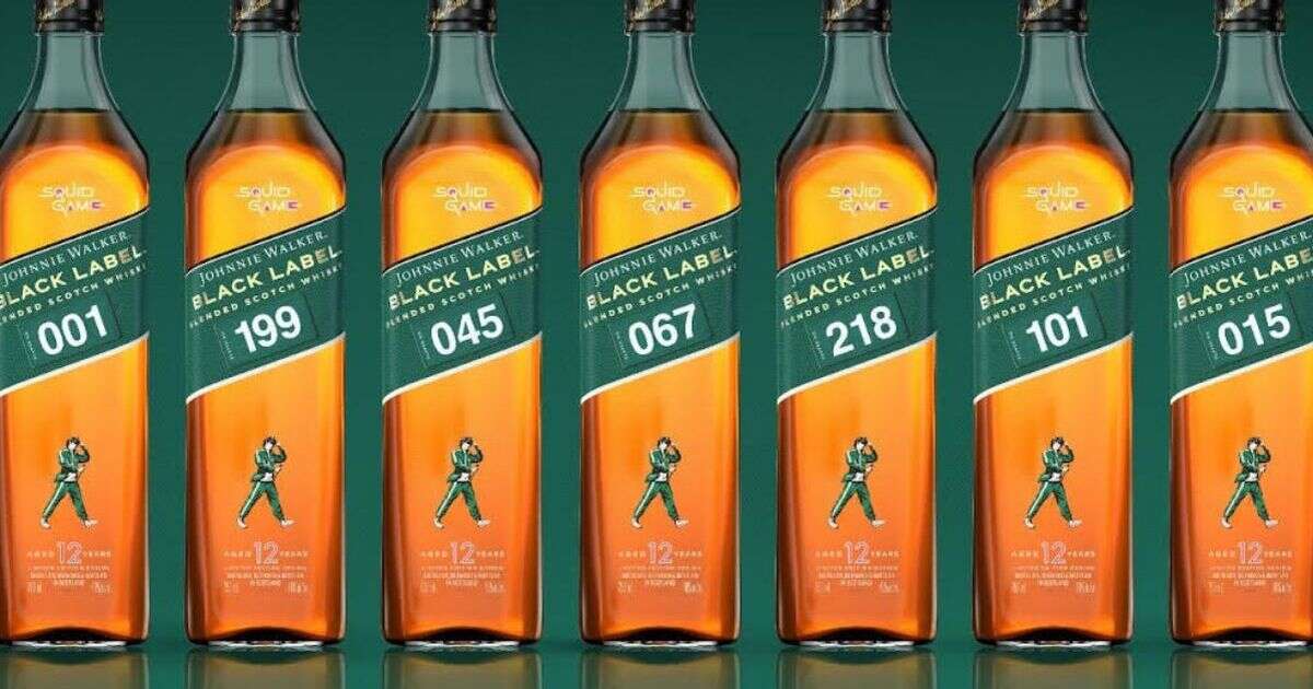 'Very luxurious' Johnnie Walker whisky gets a Squid Games makeover– and it's the perfect gift for Netflix lovers