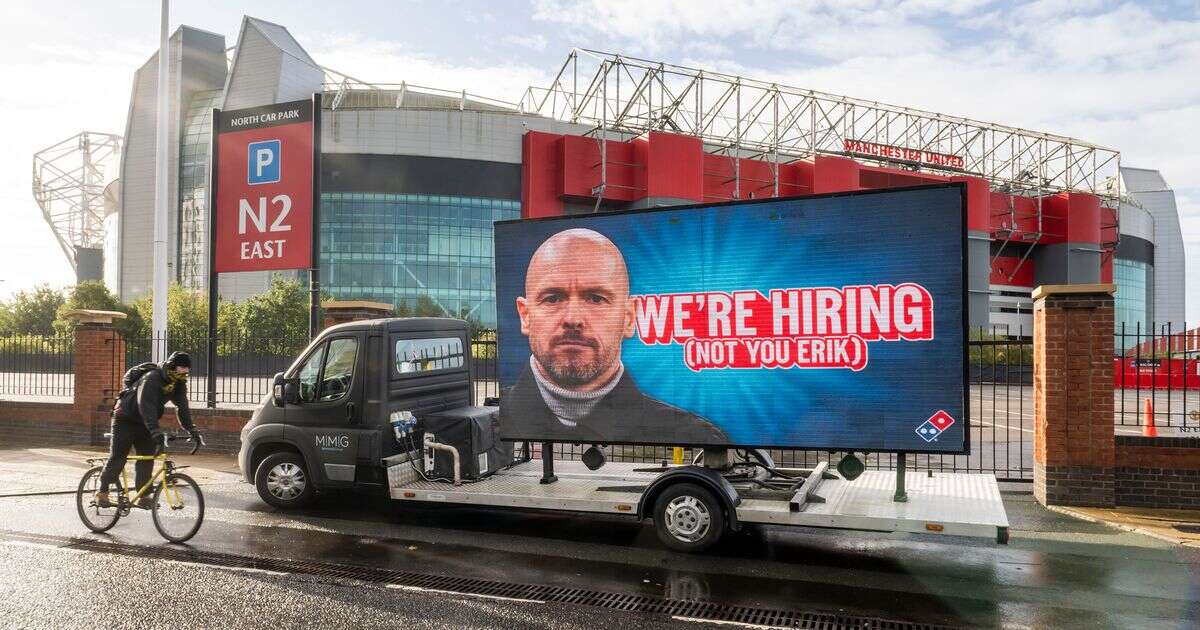 Domino's takes a cheeky dig at Erik Ten Hag as Man Utd pressure mounts